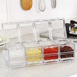 shree krishna mercantile Spice Set Crystal, Acrylic image 3