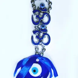 Nazar Suraksha Kavach With " OM " With Evil Eye Glass, Plastic Yantra-image-10