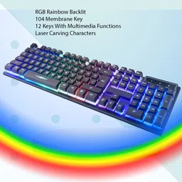 ENTWINO 4 in 1 Gaming Combo, RGB Keyboard, Mouse & Headphone Set, Free Mousepad Combo Set image 4