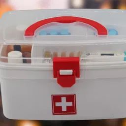 kdzone Medicine Box, First aid Box, Multi Utility Storage with Handle First Aid Kit image 2