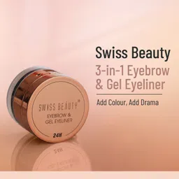 swiss beauty EYEBROW & GEL EYELINER 2 IN 1 image 3