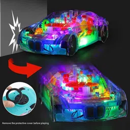 ktrs Transparent Concept Super Car Toy for Kids with 360 Degree Rotation image 2