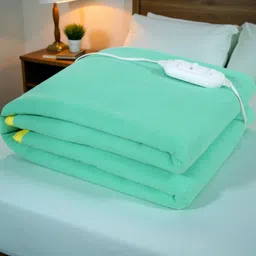 warmzzz Solid Single Electric Blanket for Heavy Winter image 3