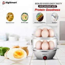 digismart 14 Egg Boiler | Automatic Operation | Overheat Protection | Shock Proof Body 14 Egg Boiler Egg Cooker image 4