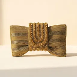 hunar Party Gold Clutch image 3