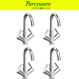 Praseo Center Hole Basin Mixer Tap for hot and cold water set of 4 pic 278 Dual Handle Deck Mounted Faucet for Wash Basin Basin Mixer Faucet-image-60
