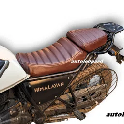 autoleopard HIMALAYAN BIKE SEAT COVER RUBBER CUSHION Split Bike Seat Cover For Royal Enfield NA image 3