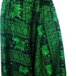 icare Printed Cotton Women Harem Pants image 4