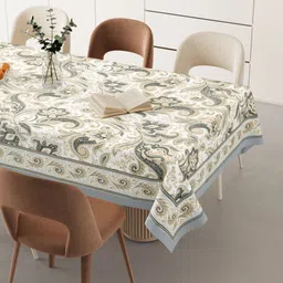 qayma Cotton 6 Seater Printed Table Cover-picture-16
