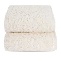 maspar Beige 100% Cotton Solid 550 GSM Hand Towels (Set of 2) image 5