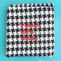 no brnd Unstitched Wool Suit Fabric Checkered-picture-10