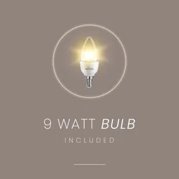 magik Moroccan Hue Concrete Base, Bulb Included, Decorative Table Lamp image 2