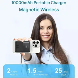 ultador 10000 mAh 23 W Wireless With MagSafe Mini Pocket Size Power Bank image 5