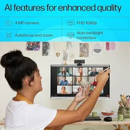 HP 620 FHD Webcam 1080 HDWebcam with Built-In Microphone with Night Vision USB Connectivity image 5