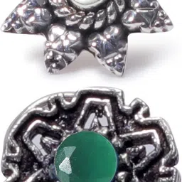 jsag Sterling Silver Plated Sterling Silver Nose Stud-image-16