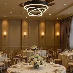 tripping 20W LED 3-in-1 Light Color Ceiling Lamp Fan Jhoomar Chandelier Ceiling Lamp image 1
