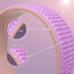 sg-mart Pyramid Design Non-Slip Yoga Wheel Roller for Stretching Fitness Accessory Kit Kit-picture-43