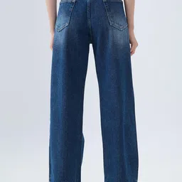 killer Women Relaxed Fit Mid Rise Blue Jeans image 4