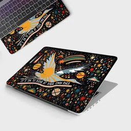Yuckquee its okay to move at your own pace Full Body Vinyl Laptop Skin 13.3" P-1 Vinyl Laptop Skin Compatible for 13.3 inch image 2