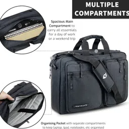 travalate Medium 30 L Laptop Backpack for Men 3 IN 1 Convertible Backpack for Office, Travel, and College image 5