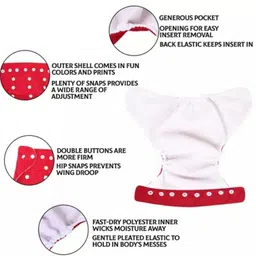 ecohug Baby Cloth Diaper 2 pieces image 5