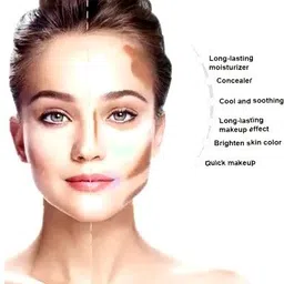 huda queen Makeup Base Concealer Palette with Puff 15 Shades Concealer image 5