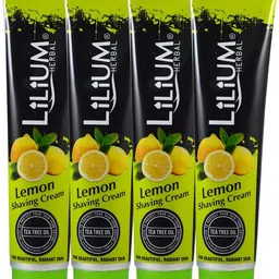 lilium Shaving Cream With Tea Tree oil 120gm Pack of 4-picture-23