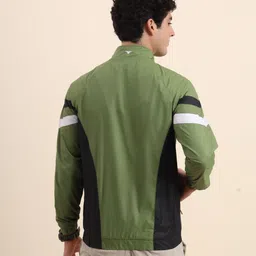 STYLOPLEX Colorblock Men Wind Cheater image 2