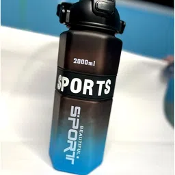 grafftee Sports Water Bottle 2000ml | Large Capacity Leakproof Gym & Travel Bottle 2000 ml Water Bottle image 1