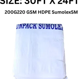 dunpack Waterproof Tarpaulin Sheet 30-24 FT – Heavy Duty Outdoor Cover Tent - For Construction, Agriculture, Industry, Roofing, Camping, Gardens, Transport.-picture-20