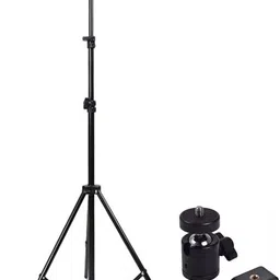 LUGZY 2.1m professional tripod with clip in low price Monopod Kit, Tripod Kit, Tripod Ball Head-picture-29