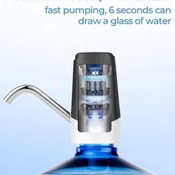 beauty collection Automatic Water Can dispenser pump with Rechargeable Battery for 20 Ltr Bottled Water Dispenser image 5