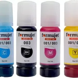 Formujet L3110, L3150, L1110 Black + Tri Color Combo Pack Ink Bottle image 4