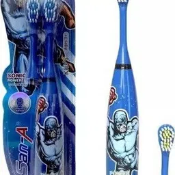 jellify Electric Toothbrush Cartoon Printed with Extra Soft Bristles Head for Kids, Boys Soft Toothbrush image 3
