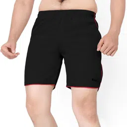 wereko Pack of 2 Solid Men Reversible Multicolor Sports Shorts image 4