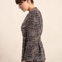 vero moda Women Self Design Single Breasted Casual Blazer image 1