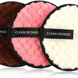 flamgam Makeup Remover Pads Reusable Rounds Soft Facial Cleaning Puffs Towels 2-Side-picture-10