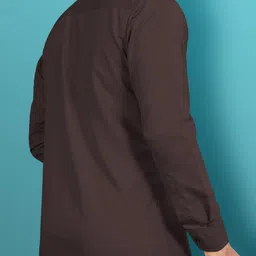 vebnor Men Regular Fit Solid Button Down Collar Formal Shirt image 2