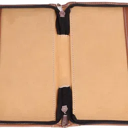 nipun enterprises Women Tan Artificial Leather Document Holder - Regular Size image 4