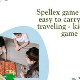 bkdt marketing Crossword English Word Puzzle Game for Kids (Spellex) Educational Board Games image 3