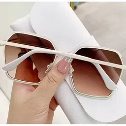 evoma UV Protection Retro Square Sunglasses (Free Size) image 2