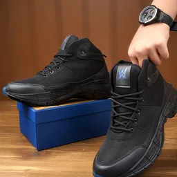 woakers Black Casual Sneakers For Men Sneakers For Men-picture-14