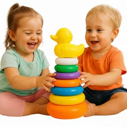 happikind Stacking Ring Toy For kids – Colorful Toddler Toys for Girls & Boys-picture-28