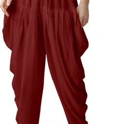 mehrang Solid Rayon Women Harem Pants-picture-24
