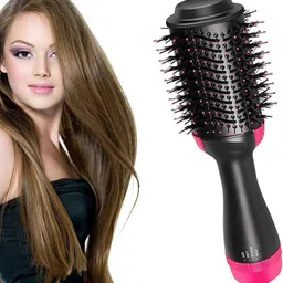 VENTERPRISE OneStep Hair Dryer Hot Air Brush BlowDryerHairDryer1000 W, BlackOneStepHairDryer Personal Care Appliance Combo-image-1