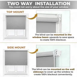 gd gc Roller Blind Cord Drawn On Window image 5