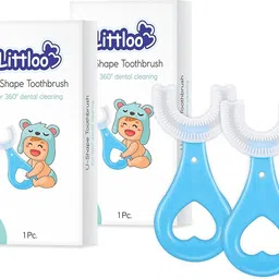 Baby U Shape Silicone Tooth Brush Soft Elastic Bristles For Complete 360 Degree Ultra Soft Toothbrush-image-14