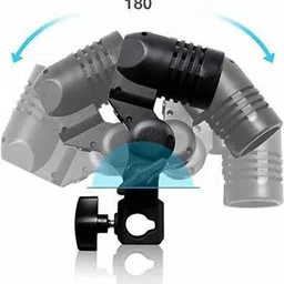 WON E27 Single Blub Holder Set of 2 pcs spl Quality Imported Photography Photo Light Lamp Bulb Single Holder E27 Socket Bracket Studio EU Plug,Black Camera Rig Folding Flash Bracket image 2