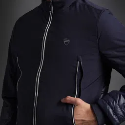 ducati Men Solid Quilted Jacket image 5