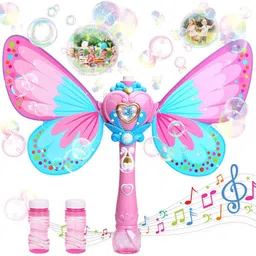 vikrida Magic Wand Bubble Machine Butterfly Automatic Powerful Bubble Blower for Kids Toy Bubble Maker-picture-20